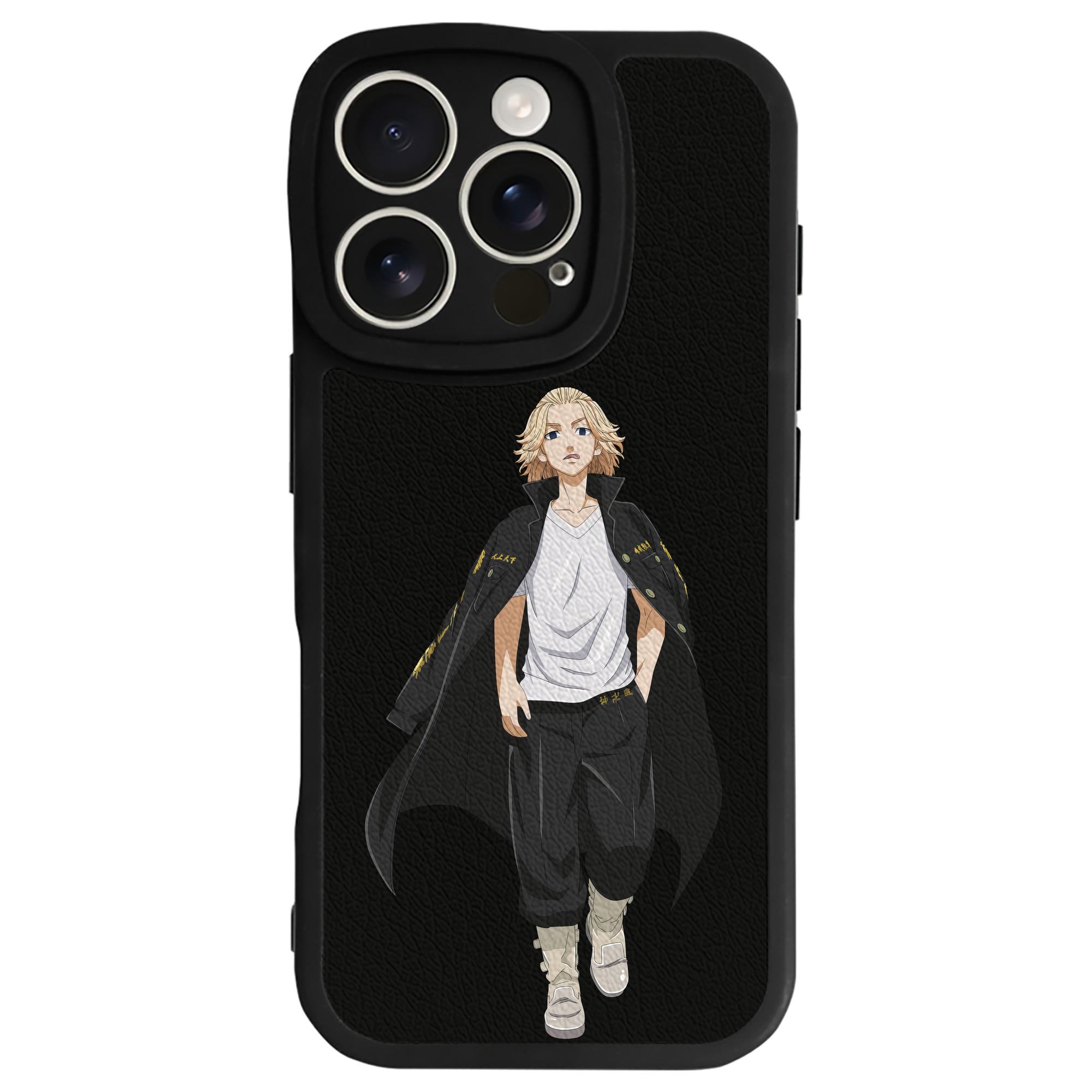 （画像用） 東京リベンジャーズ Tokyo Revengers 【iPhone 16シリーズ対応】シリコンスマホケース（レザー調） 材質：シリコン